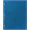 JAM Paper Laminated 2-Pocket Glossy 3-Hole Punch School Folders, 6ct.